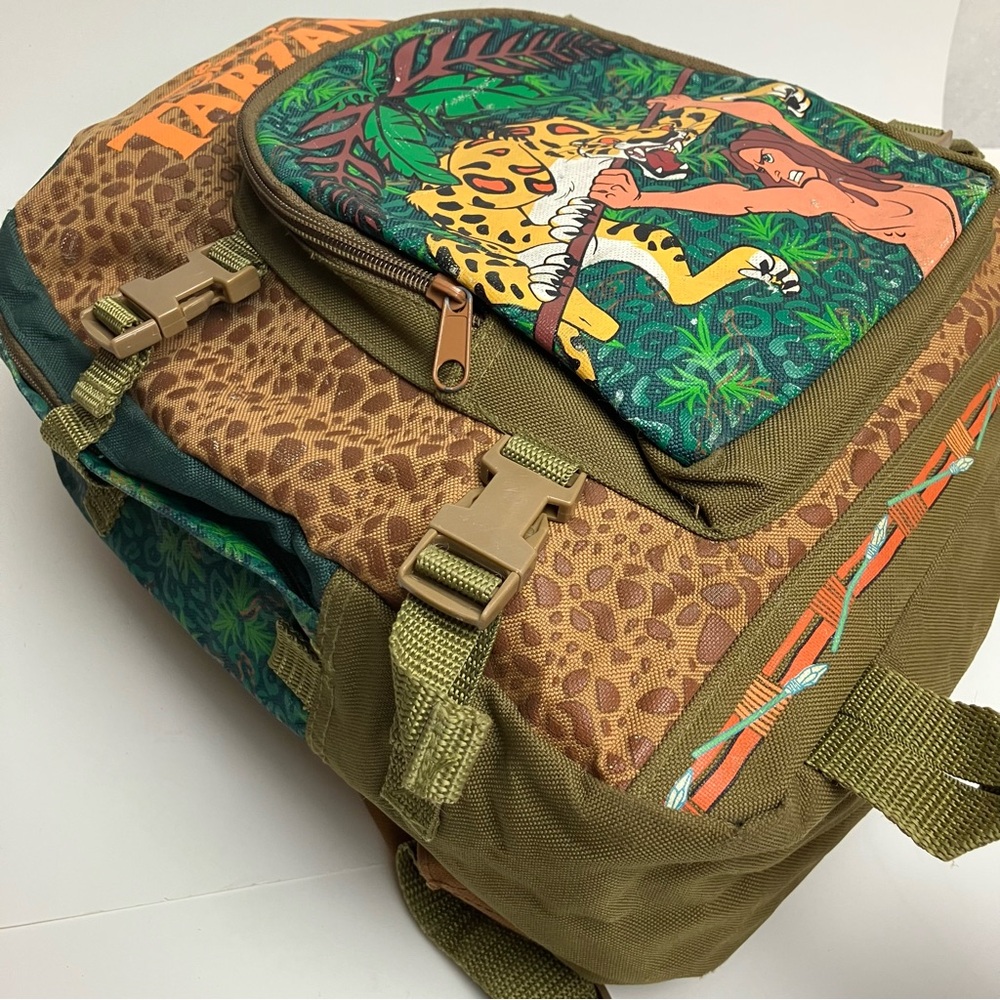 Vintage Tarzan Backpack Y2K Nostalgia Rare Disney 2000s Children's School Bag - Picture 4 of 17